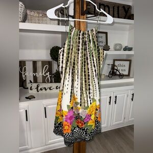 Floral Multicolor Women's Skirt